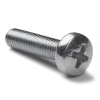 Galvanised metal round head screw, M6 x 25mm (50-pack) DBM00148 - 1