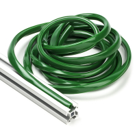 123-3D Green slot cover 6mm for 2020 profile (2.5 metres)  DFC00122