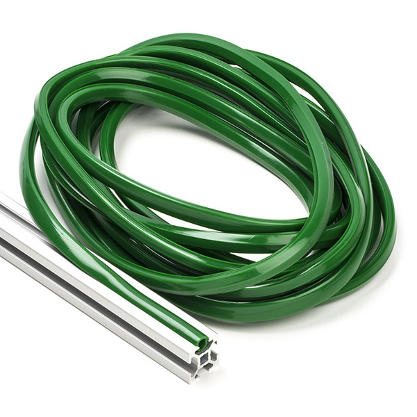 123-3D Green slot cover 6mm for 2020 profile (5 metres)  DFC00123 - 1