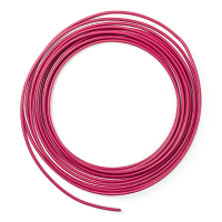 123-3D Heated bed wire red max 19A, 5m  DDK00079