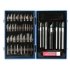 Hobby knife set heavy-duty (50-pack)