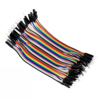 123-3D Jumper cables with dupont connector male to male, 10cm (40-pack)  DDK00055