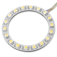 123-3D LED ring yellow  DLE00008