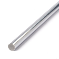 123-3D Linear shaft rod hardened and ground with chrome layer, 10mm x 500mm  DGA00005