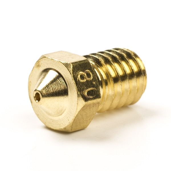 123-3D M6 brass nozzle, 0.80mm (123-3D version) DED00014c DMK00018 - 1