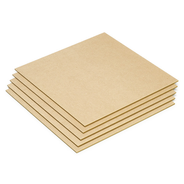 123-3D MDF plates, 300mm x 300mm x 3mm (5-pack)  DAR00719 - 1