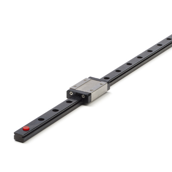 123-3D MGN12H black linear slider, 40cm  DFC00078 - 1