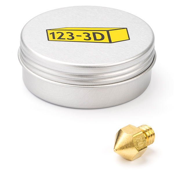 123-3D MK8 brass nozzle, 1.75mm x 0.2mm  DAR00764 - 1