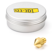 123-3D MK8 brass nozzle, 1.75mm x 0.2mm  DAR00764