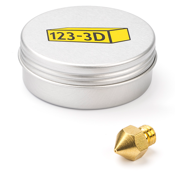 123-3D MK8 brass nozzle, 1.75mm x 0.5mm  DAR00766 - 1
