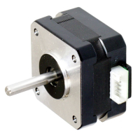 123-3D NEMA17 stepper motor 0.9 degrees per step, 27mm long, 1.33kg/cm SL42S225MA2B-0526 DMO00040