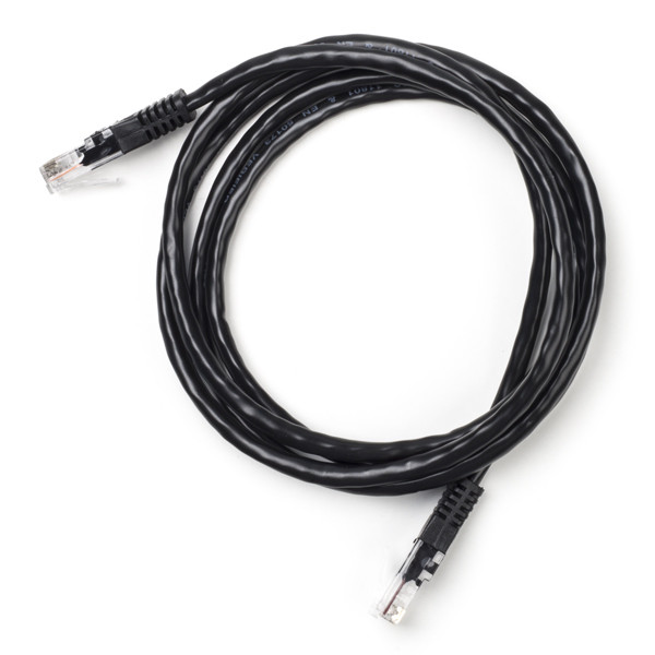 Network cable Cat5e U/UTP black, 1.5m DDK00127 - 1