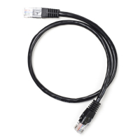 Network cable Cat5e U/UTP black, 500mm DDK00125