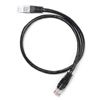 123-3D Network cable Cat5e U/UTP black, 500mm K010604092 DDK00125