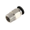Pneufit straight coupling with transit, 1/8inch x 4mm DBW00067 - 1
