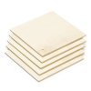 123-3D Poplar wood plates, 150mm x 150mm x 4mm (5-pack) DAR00721 - 1