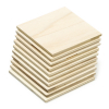 123-3D Poplar wood plates, 80mm x 80mm x 4mm (10-pack) DAR00720 - 1