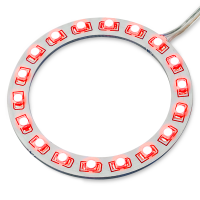 123-3D Red LED ring  DLE00003