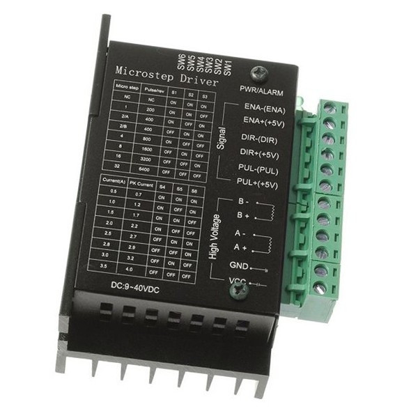 123-3D TB6600 Step Driver | 3.5A | 1/32 microsteps | 9V - 40V  DSD00012 - 1