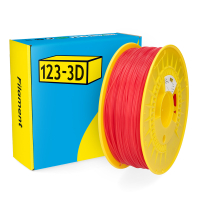 123-3D Thermoactive red PLA filament 1.75mm, 1kg  DHM00265