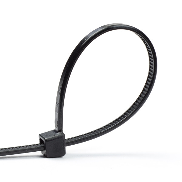 123-3D Tyraps black cable ties, 140mm x 3.6mm (100-pack)  DKA00008 - 1