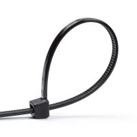 123-3D Tyraps black cable ties, 140mm x 3.6mm (100-pack)  DKA00008