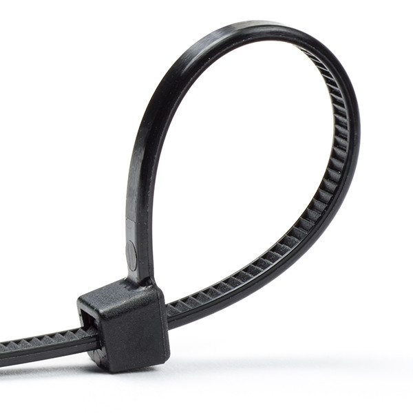 123-3D Tyraps black cable ties, 250mm x 4.8mm (100-pack)  DKA00010 - 1