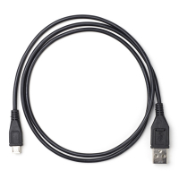 123-3D USB A to microUSB black USB 2.0 cable, 95cm  DDK00121