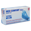 Vitril blue disposable powder-free gloves, size M (100-pack)
