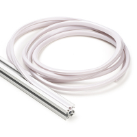 123-3D White slot cover 6mm for 2020 profile (2.5 metres)  DFC00134