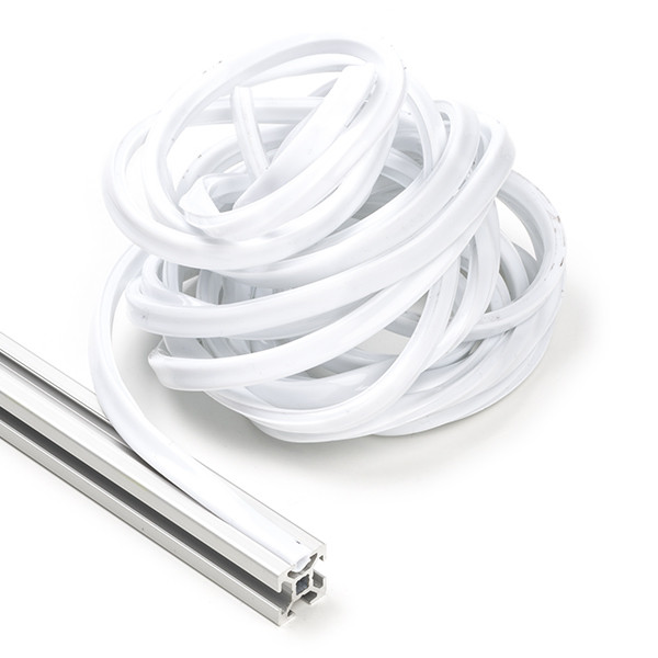 123-3D White slot cover 6mm for 2020 profile (5 metres)  DFC00135 - 1
