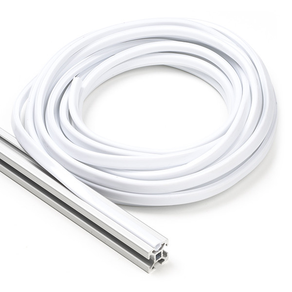 123-3D White slot cover 6mm for 2020 profile (7.5 metres)  DFC00136 - 1