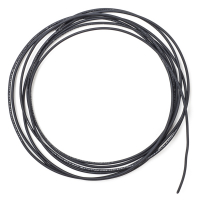 123-3D Wire black 0.81mm² max 5A, 2.5m  DDK00137
