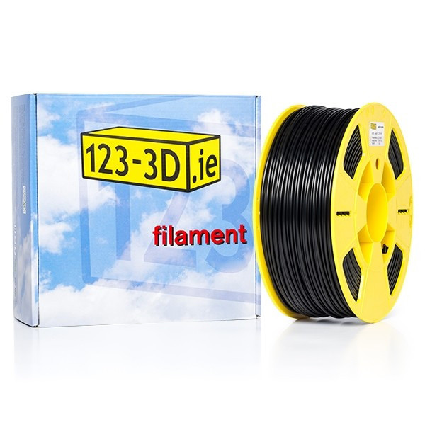 123-3D black ABS Pro filament 2.85mm, 1kg DFA02048c DFA11042 - 1