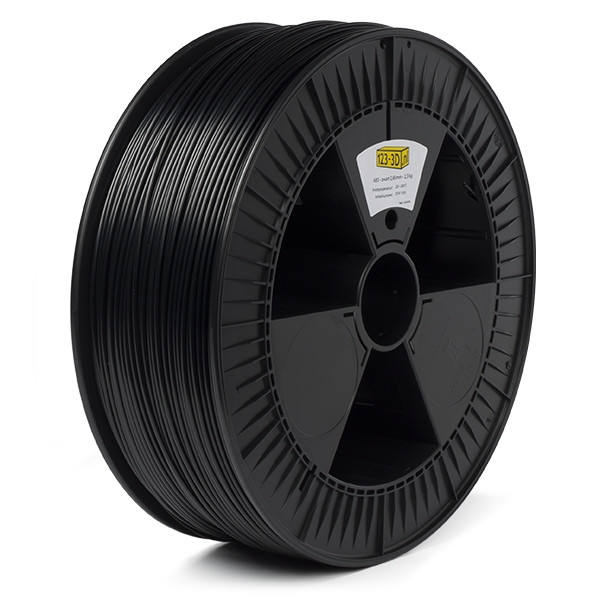 123-3D black ABS filament 2.85mm, 2.3kg  DFA11056 - 1