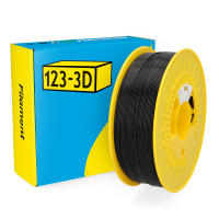 123-3D black ASA-FR filament 1.75mm, 1kg  DHM00212