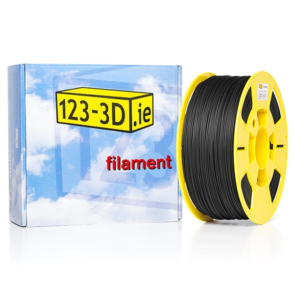 123-3D black HIPS filament 1.75mm, 1kg DFH11000 - 1