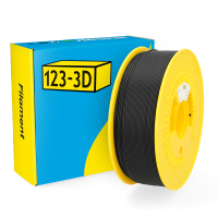 123-3D black HIPS filament 1.75mm, 1kg  DHM00160