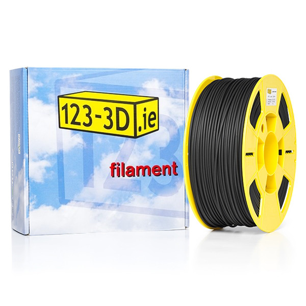 123-3D black HIPS filament 2.85mm, 1kg DFH02002c DFH11006 - 1