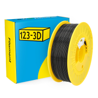 123-3D black PETG filament 1.75mm, 1kg DHM00128