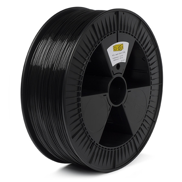 123-3D black PETG filament 1.75mm, 2.3kg  DFE11022 - 1