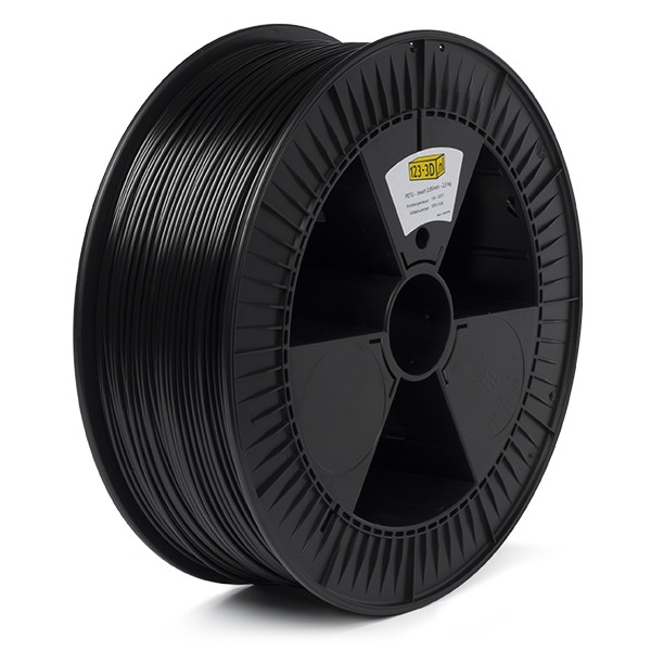 123-3D black PETG filament 2.85mm, 2.3kg  DFE11026 - 1