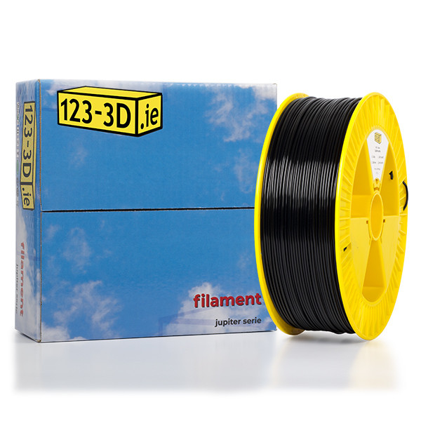 123-3D black PETG filament 2.85mm, 2.3kg DFP01126 - 1