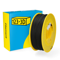 123-3D black PLA CF10 filament 1.75mm, 1kg  DHM00112