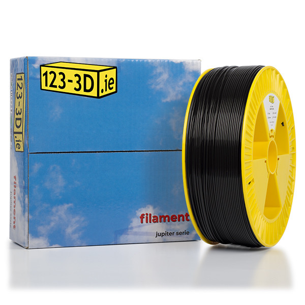 123-3D black PLA filament 2.85mm, 3kg DFP01094 - 1