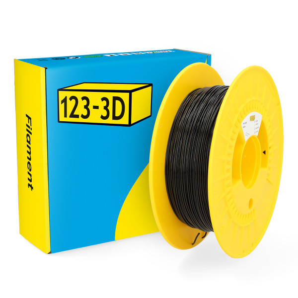 123-3D black TPU 98A filament 1.75mm, 0.5kg DHM00167 - 1