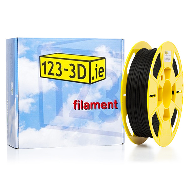 123-3D black wood PLA filament 1.75mm, 0.5kg  DFP08004 - 1