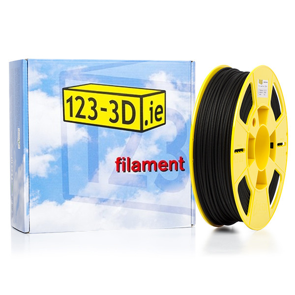 123-3D black wood PLA filament 2.85mm, 0.5kg  DFP08005 - 1
