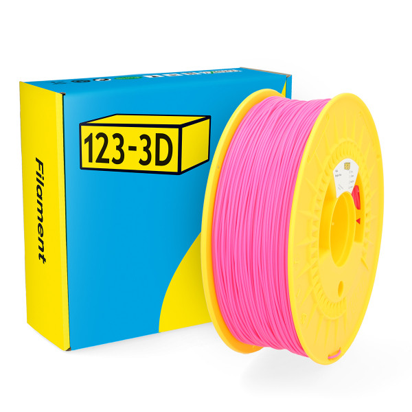 123-3D bright pink PLA filament 1.75mm, 1kg  DHM00019 - 1
