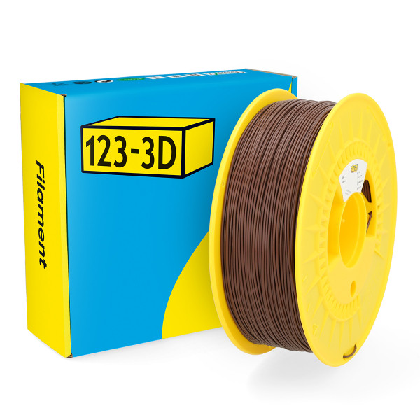 123-3D brown PLA filament 1.75mm, 1kg DHM00020 - 1